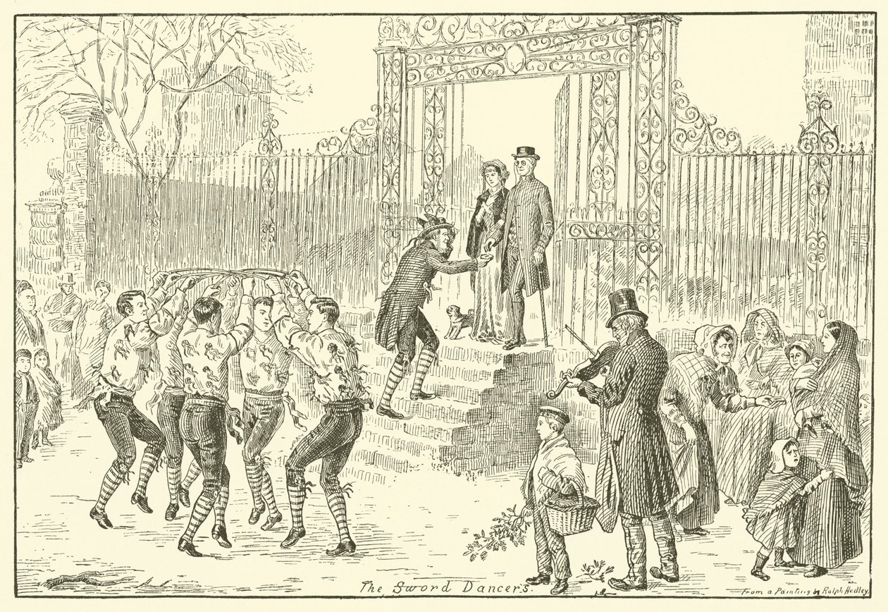 The Sword Dancers by English School