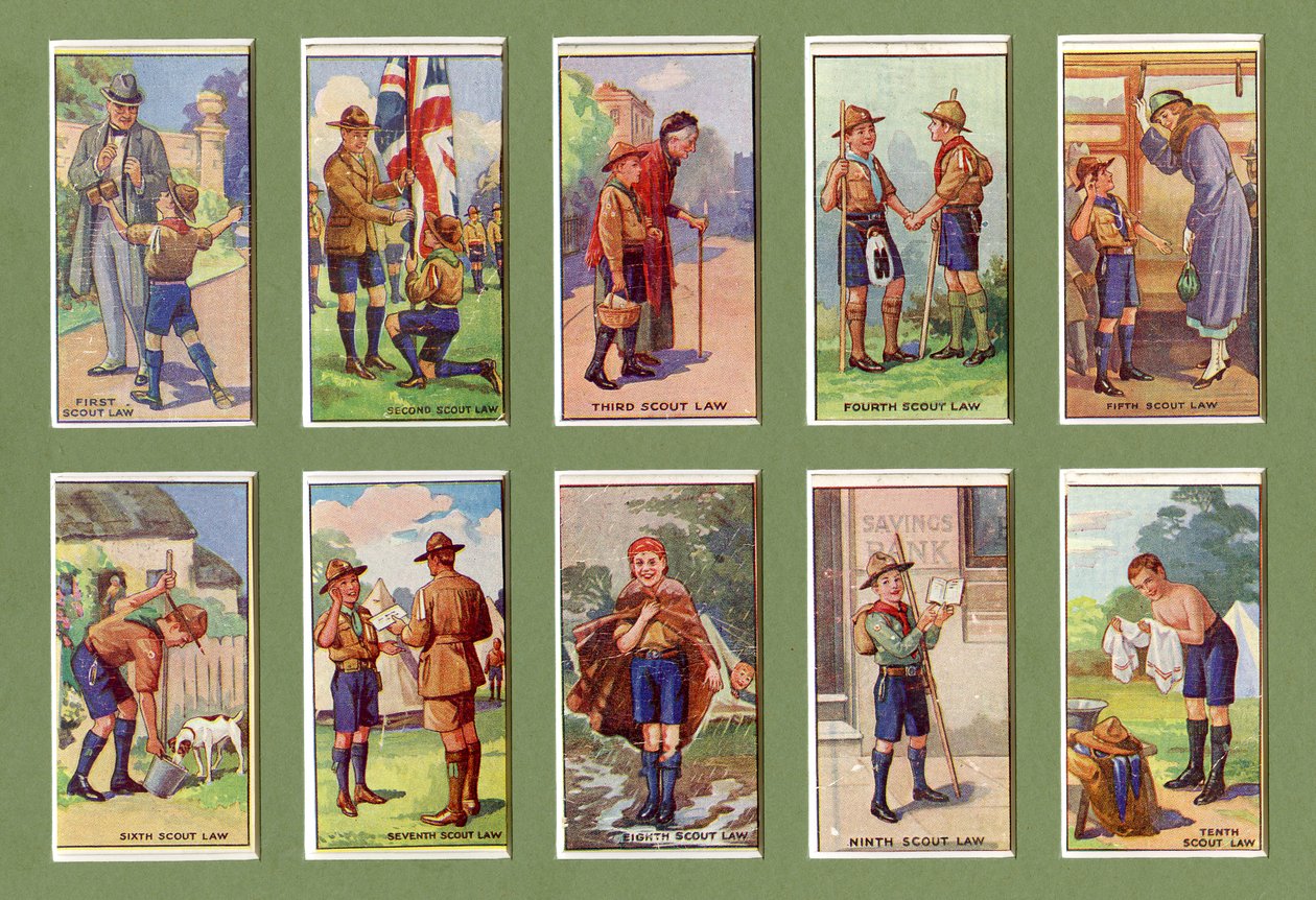 The Ten Scout Laws, 1923 by English School