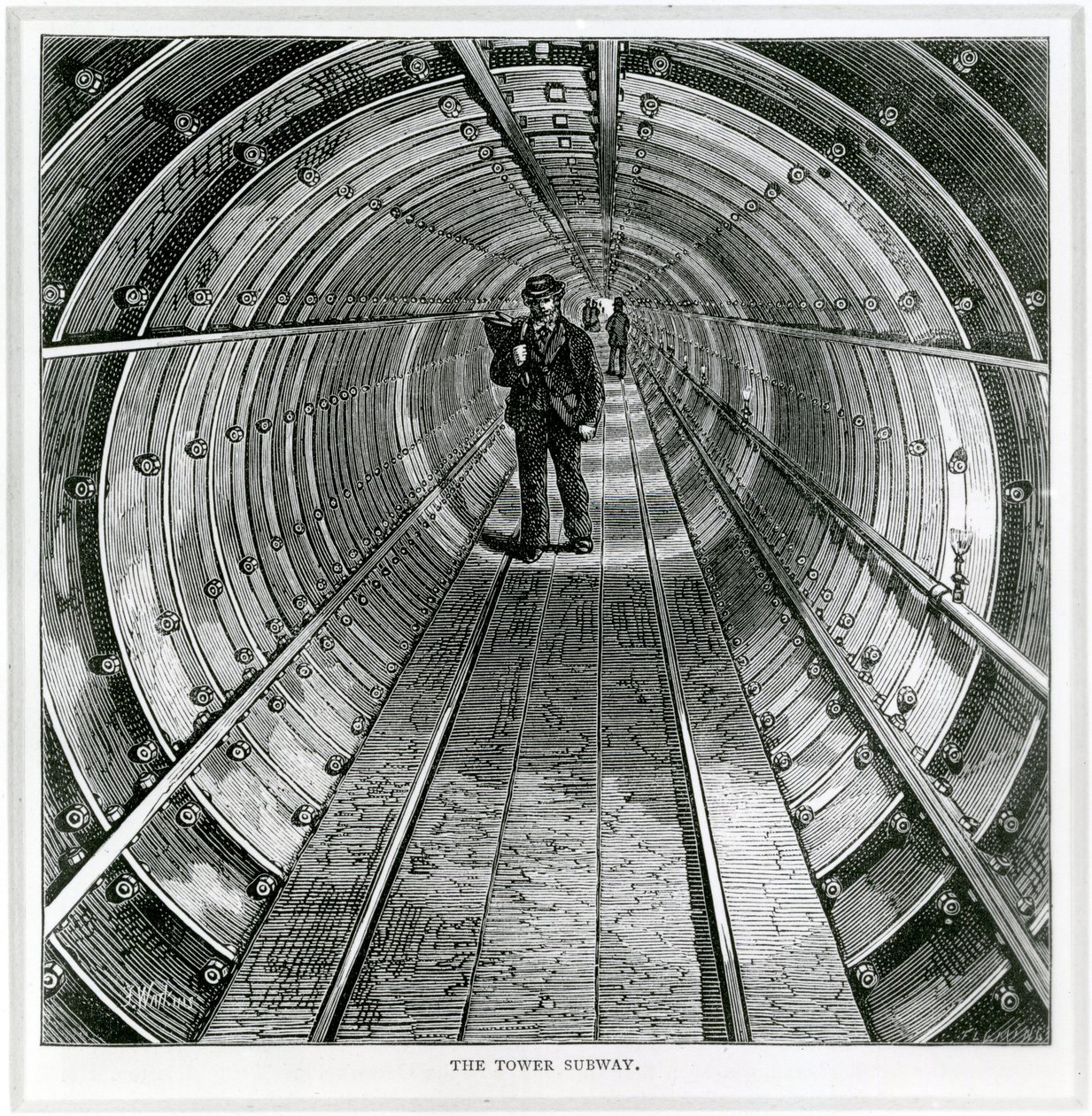 The Tower Subway, 1870 by English School