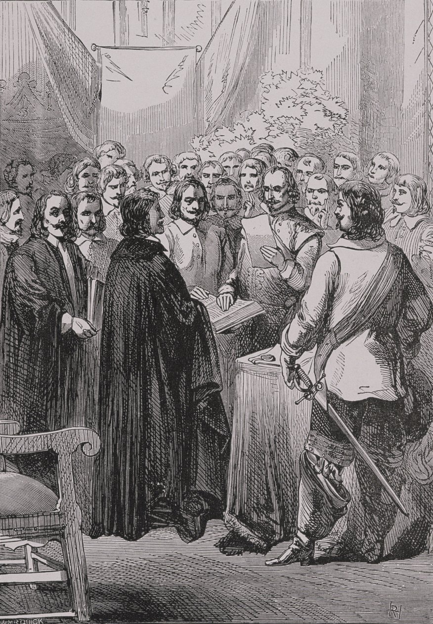The Treaty of Westphalia, from The History of France, by Emile de Bonnechose by English School