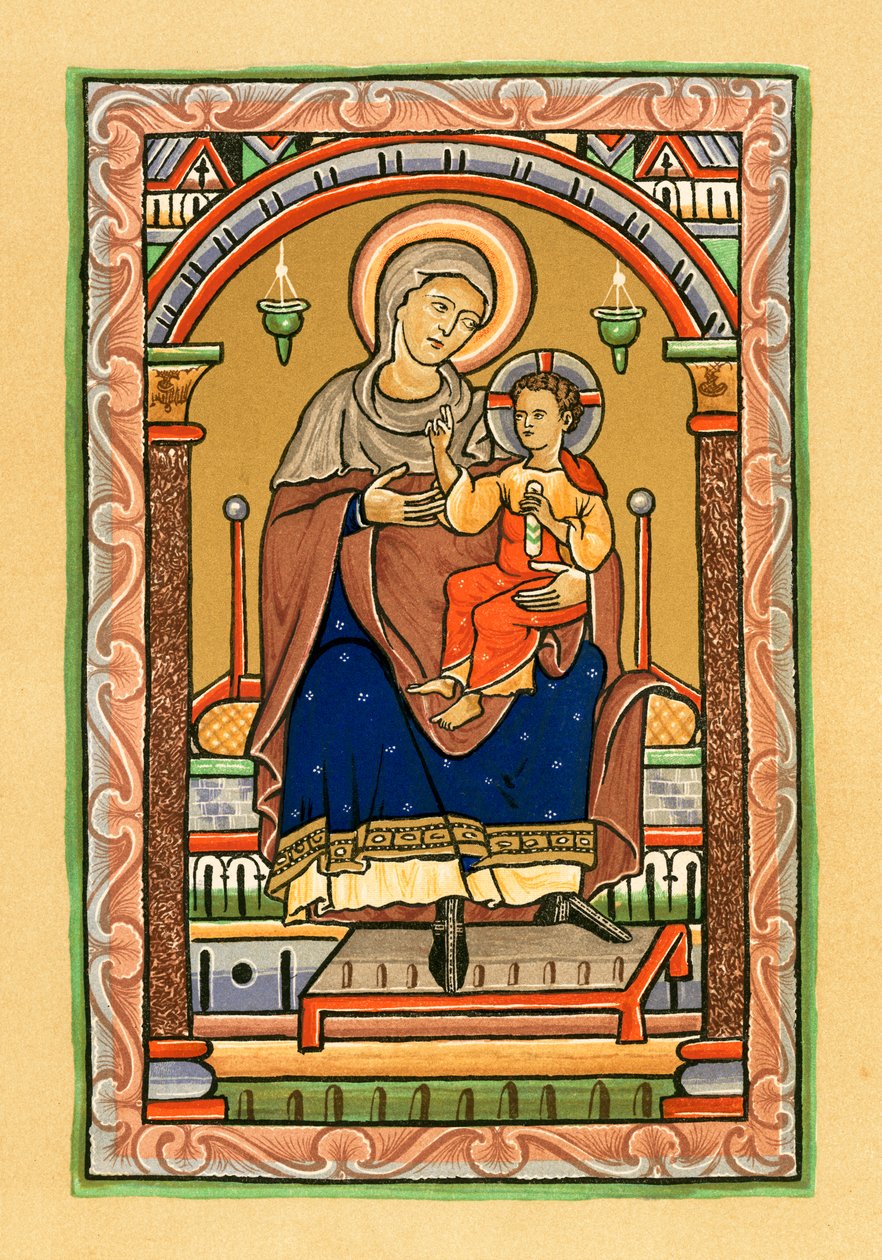 The Virgin and Child by English School