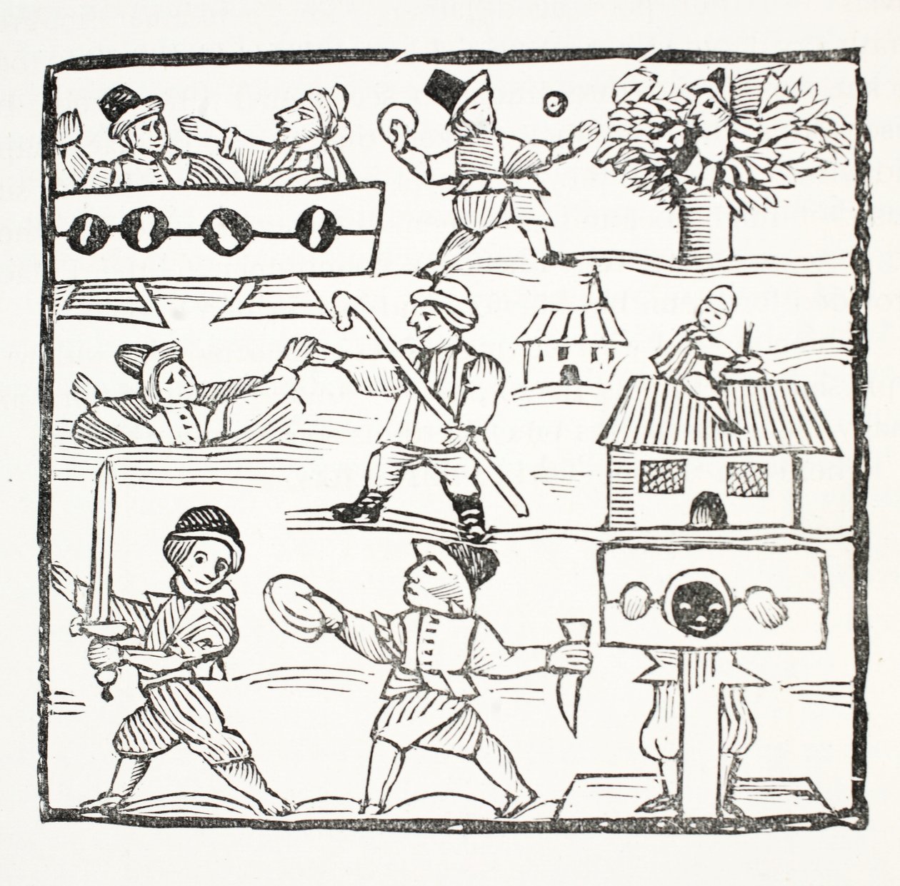 The Welch Traveller, or The Unfortunate Welchman by Humphrey Cornish (illustration) by English School