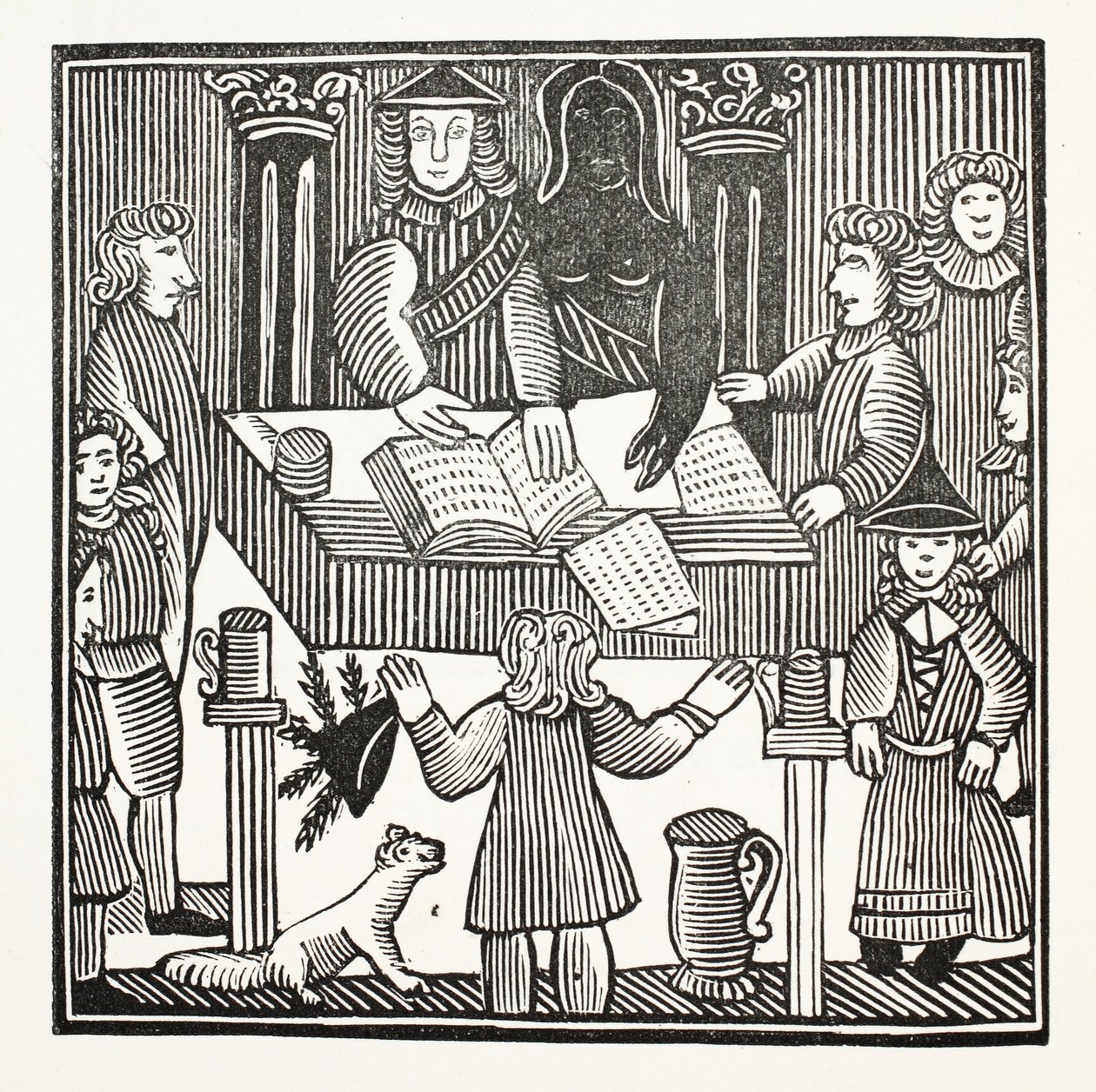 The Whole Trial and Indictment of Sir John Barleycorn, Knt. (illustration) by English School