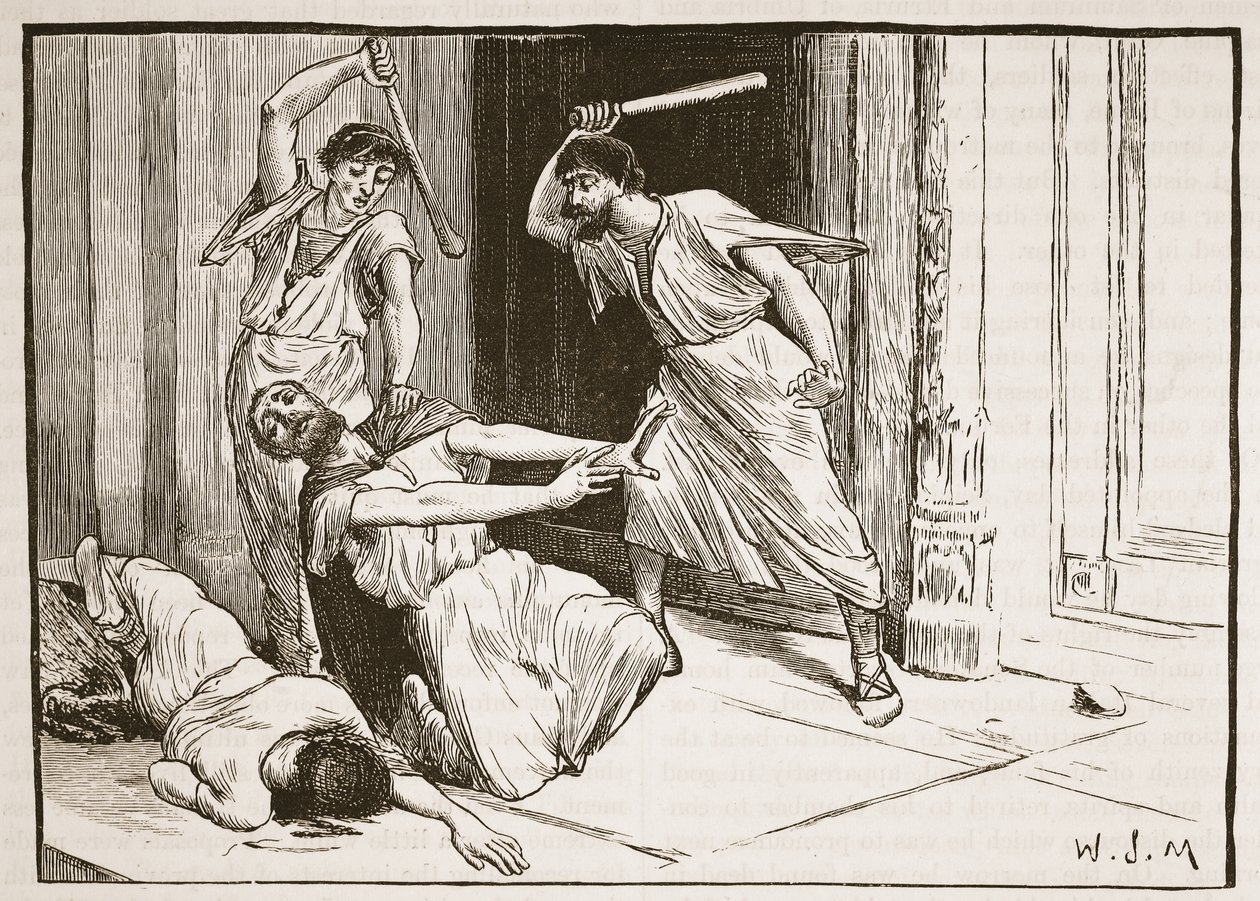 The Death of Tiberius Gracchus by English School
