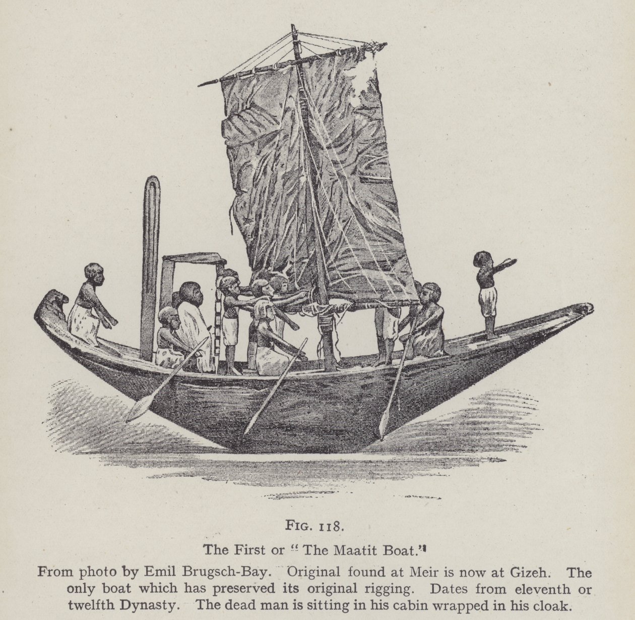 The First or the Maatit Boat by English School