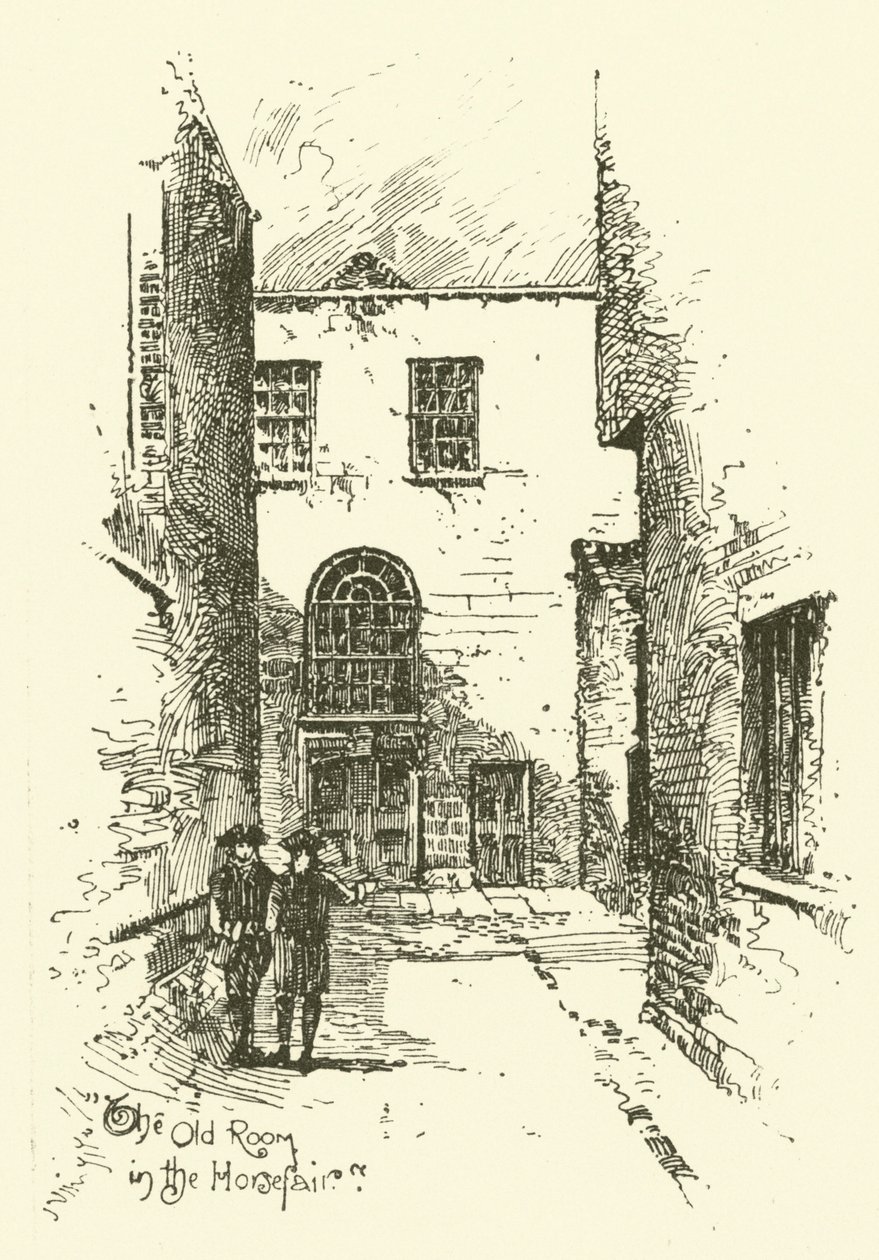 The Old Room in the Horsefair by English School