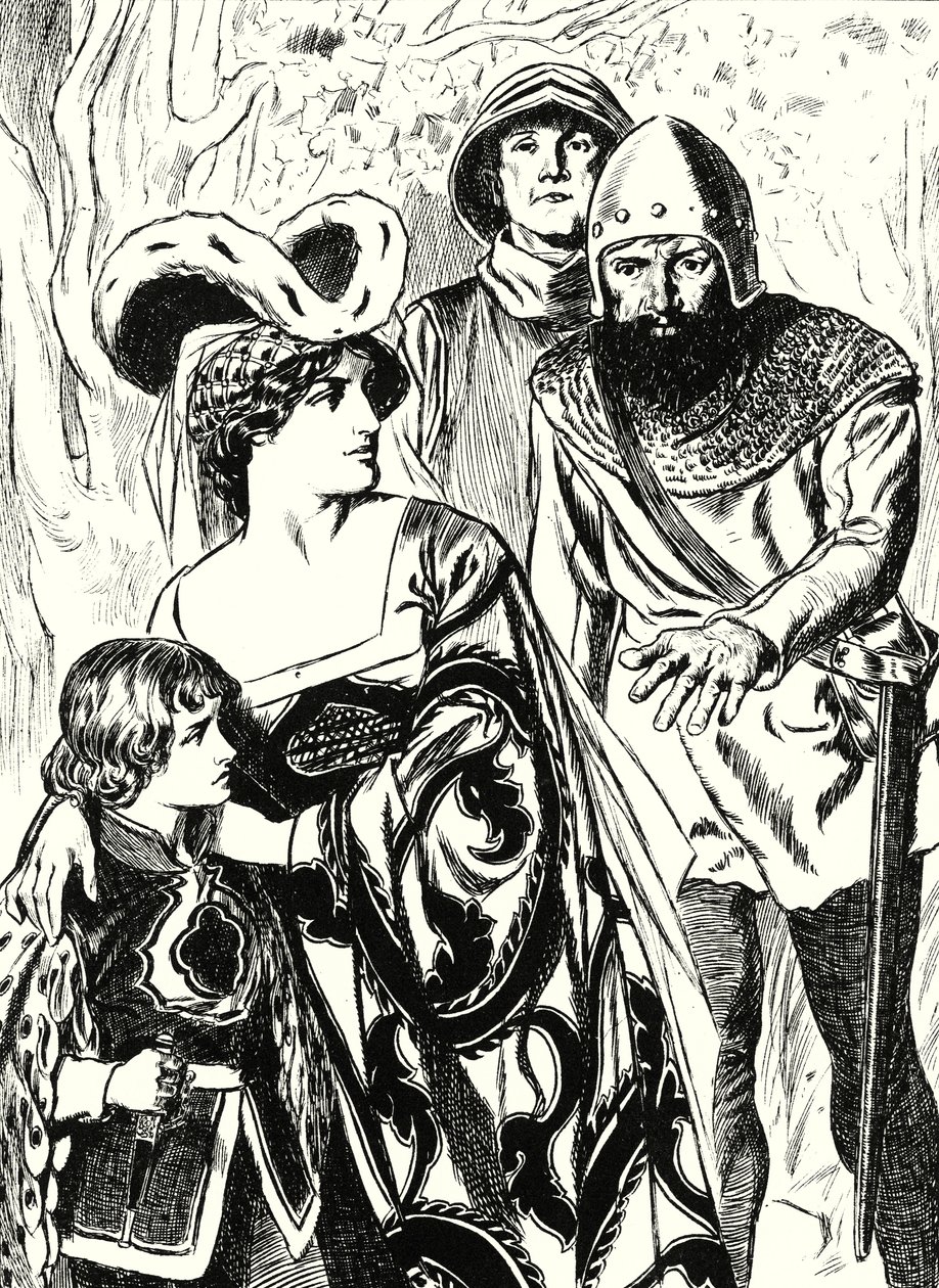 The Robbers Discover Queen Margaret and the Prince by English School