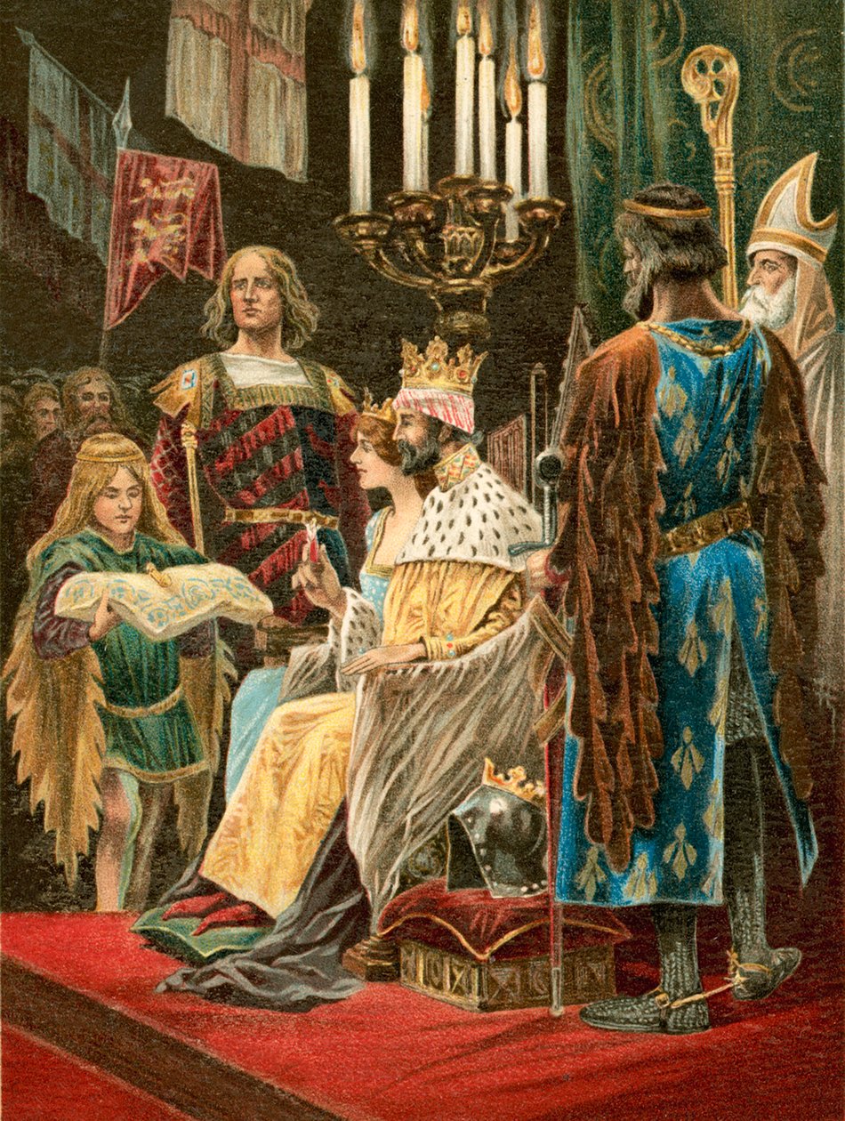 The Second Oblation by Edward II by English School