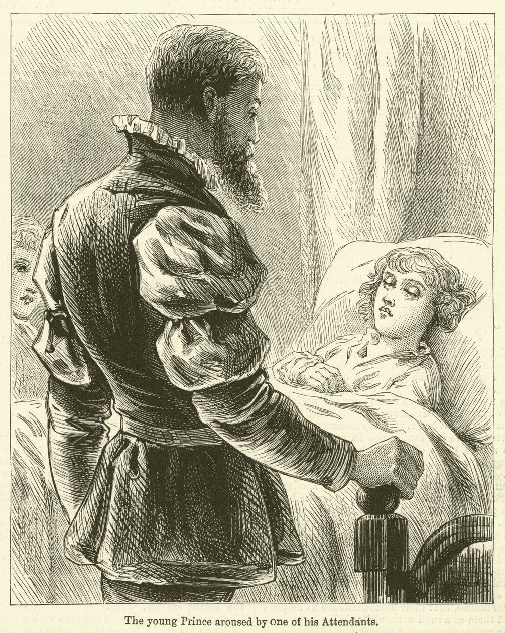 The Young Prince Aroused by One of His Attendants by English School