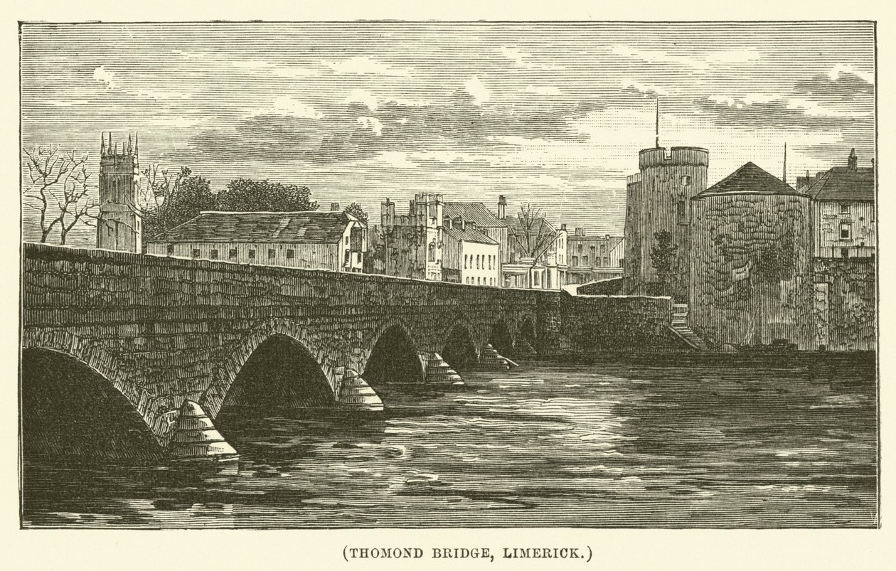 Thomond Bridge, Limerick by English School