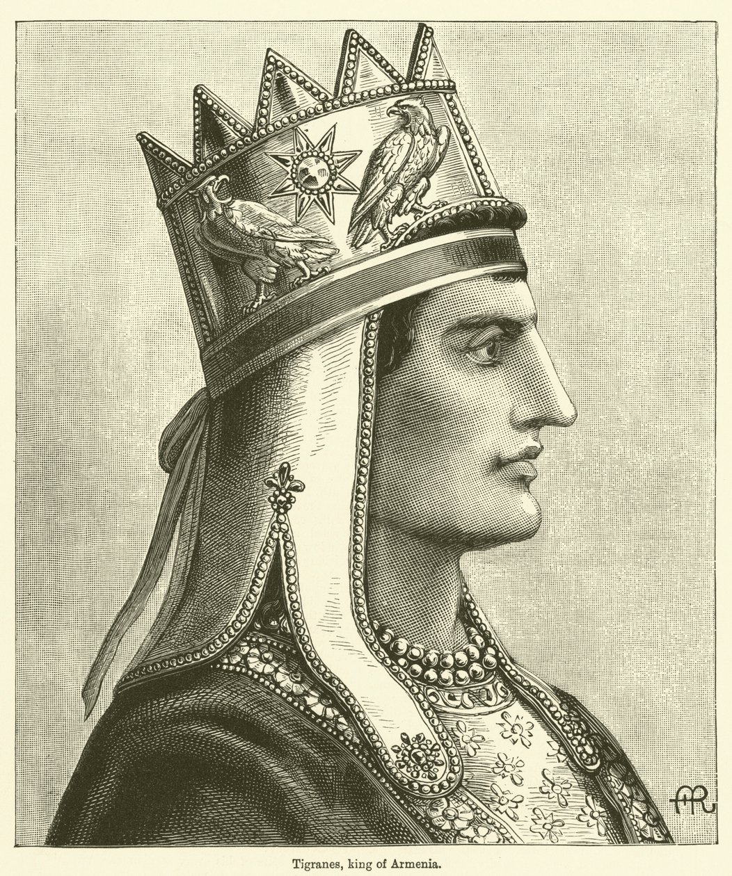 Tigranes, King of Armenia by English School