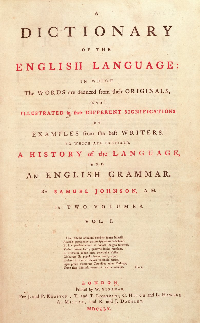 Title Page of Johnson