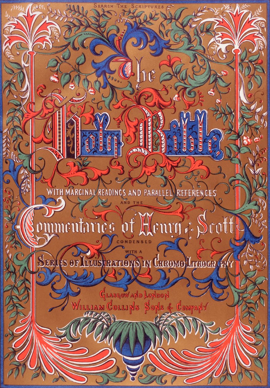Title Page of The Holy Bible by English School