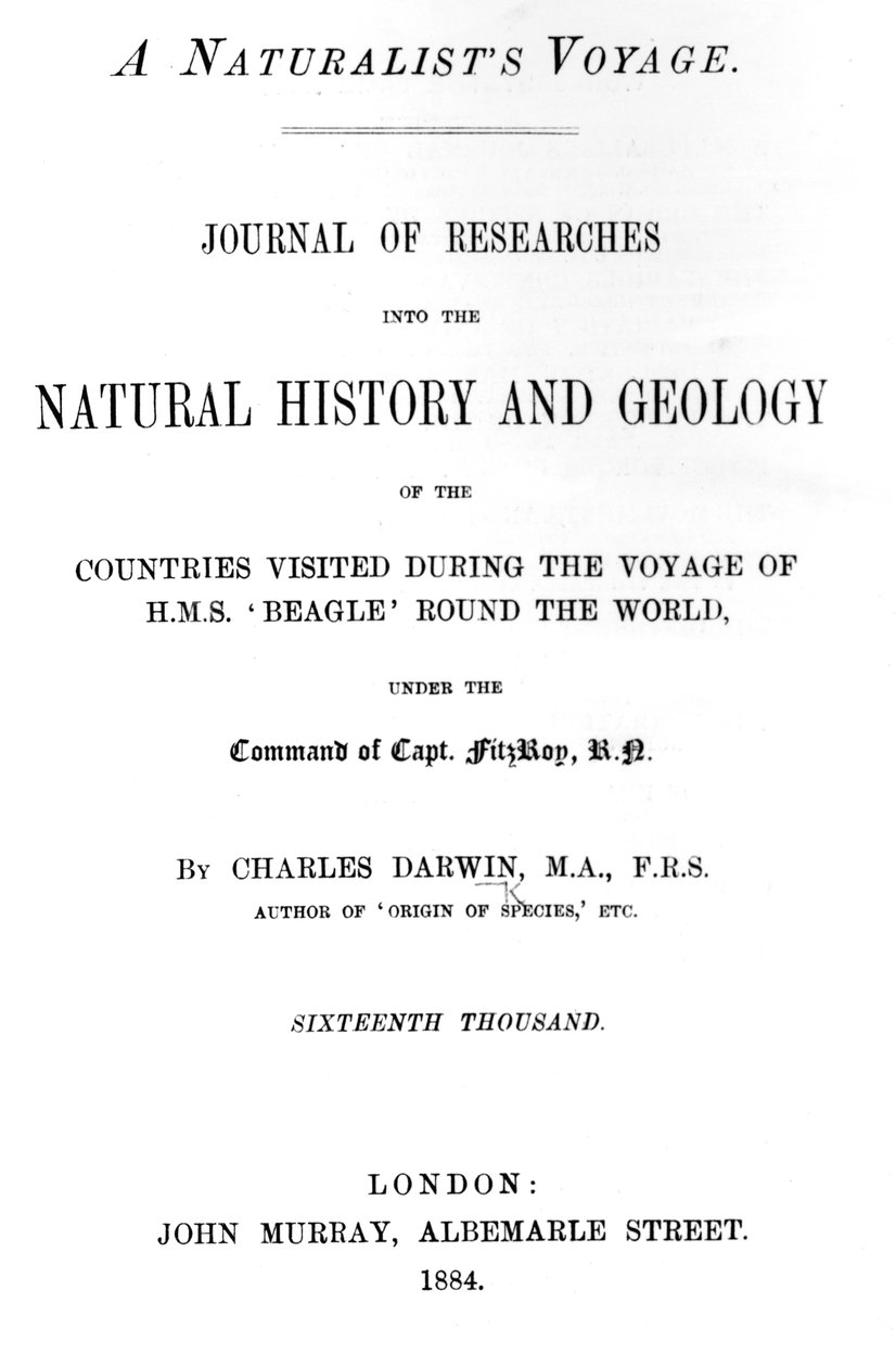 Title Page to A Naturalist