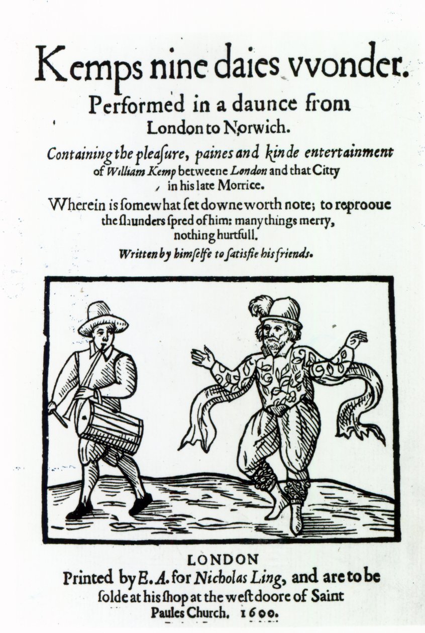 Titlepage to William Kemp