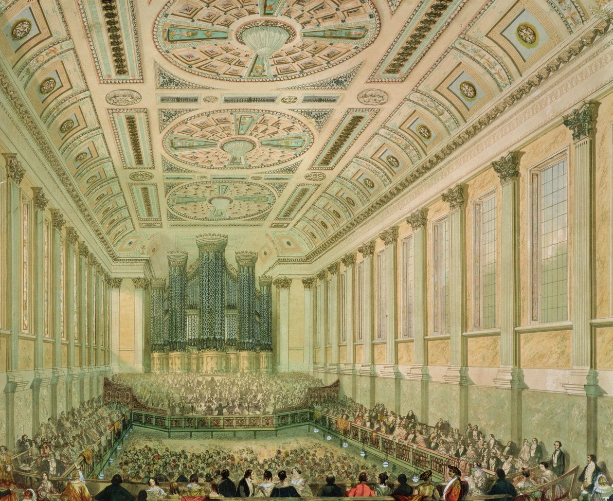 Town hall, Interior, 1855-1875 by English School