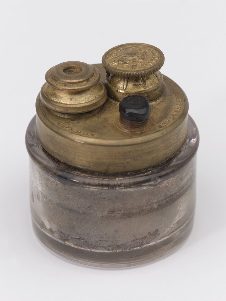 Travelling inkwell, c.1815 by English School