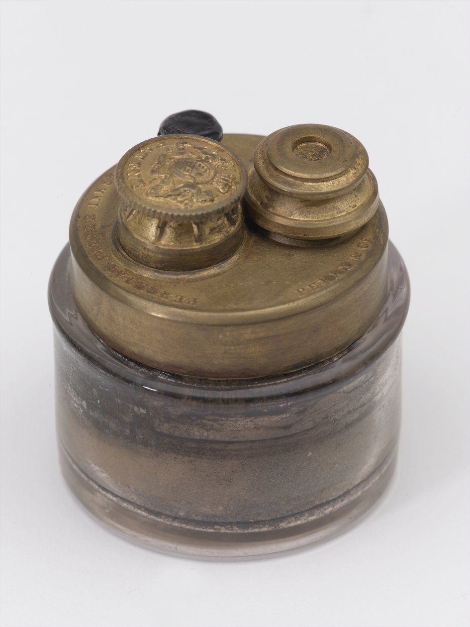 Travelling inkwell, c.1815 by English School