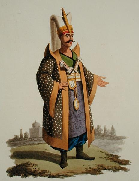 Turkish warrior, from 
