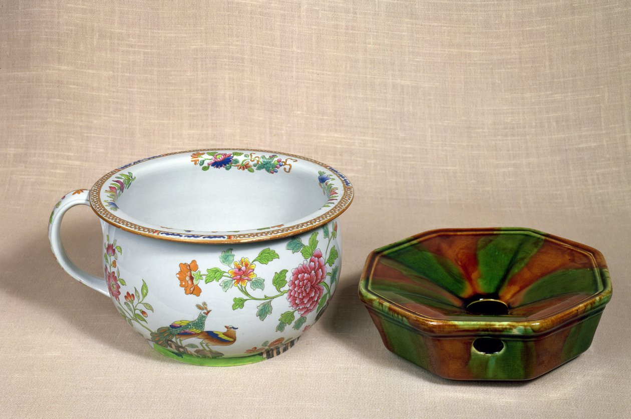 Two Chamber Pots by English School