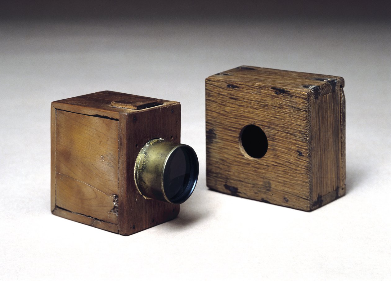 Two mousetrap cameras, c.1835 by English School
