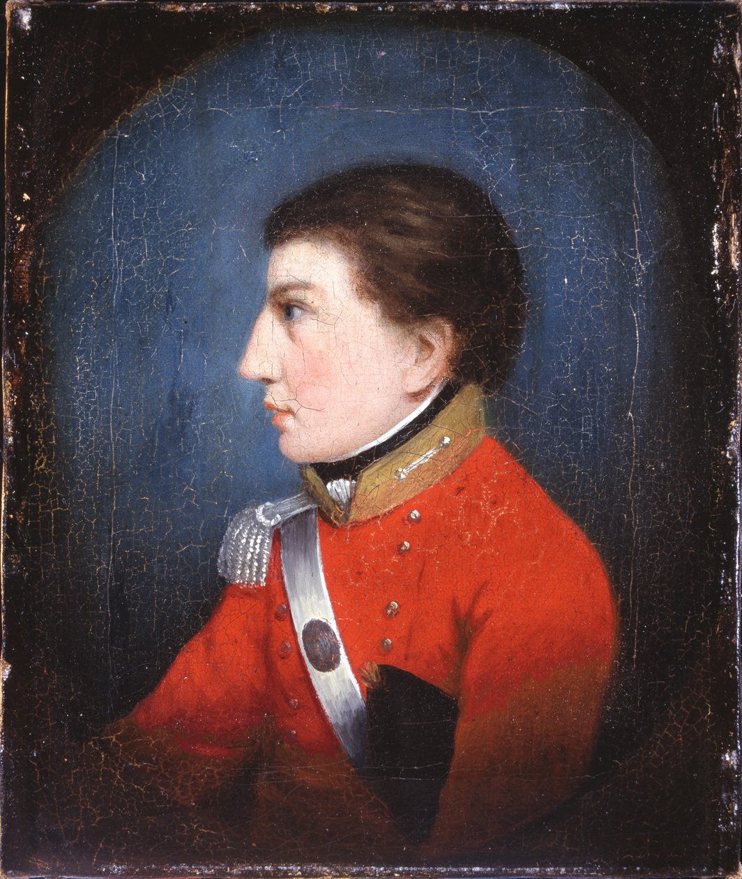 Unidentified infantry officer by English School