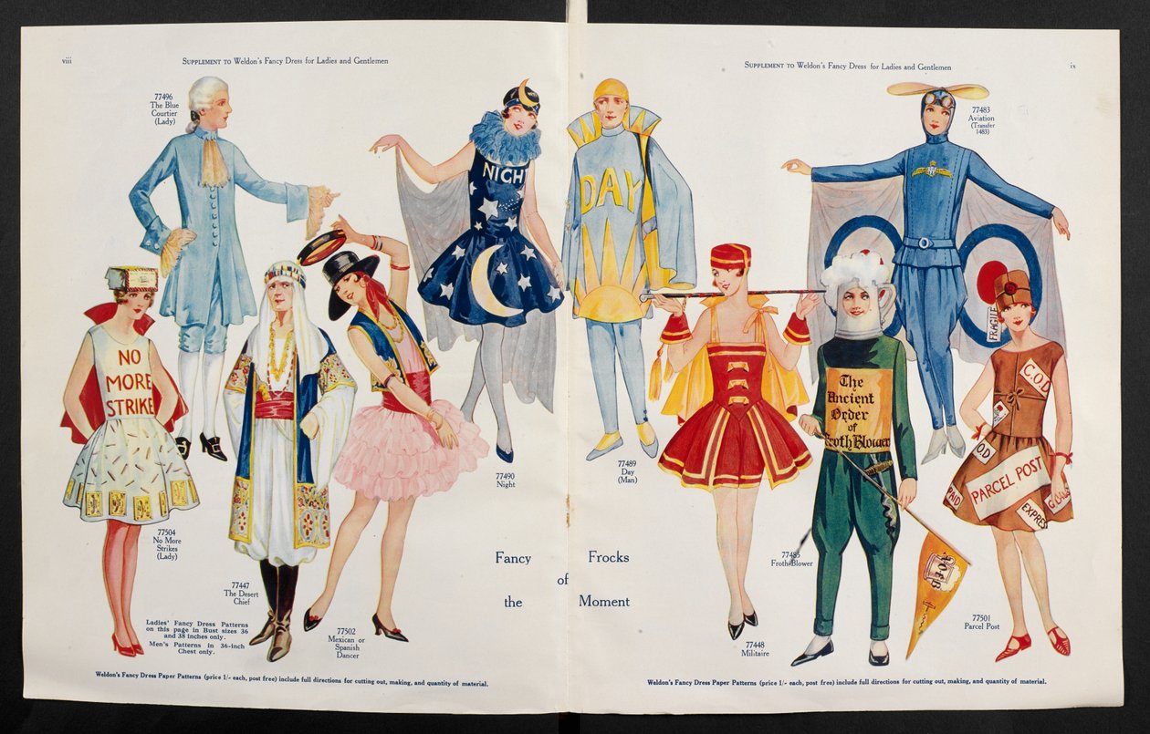 Various Costumes, from 