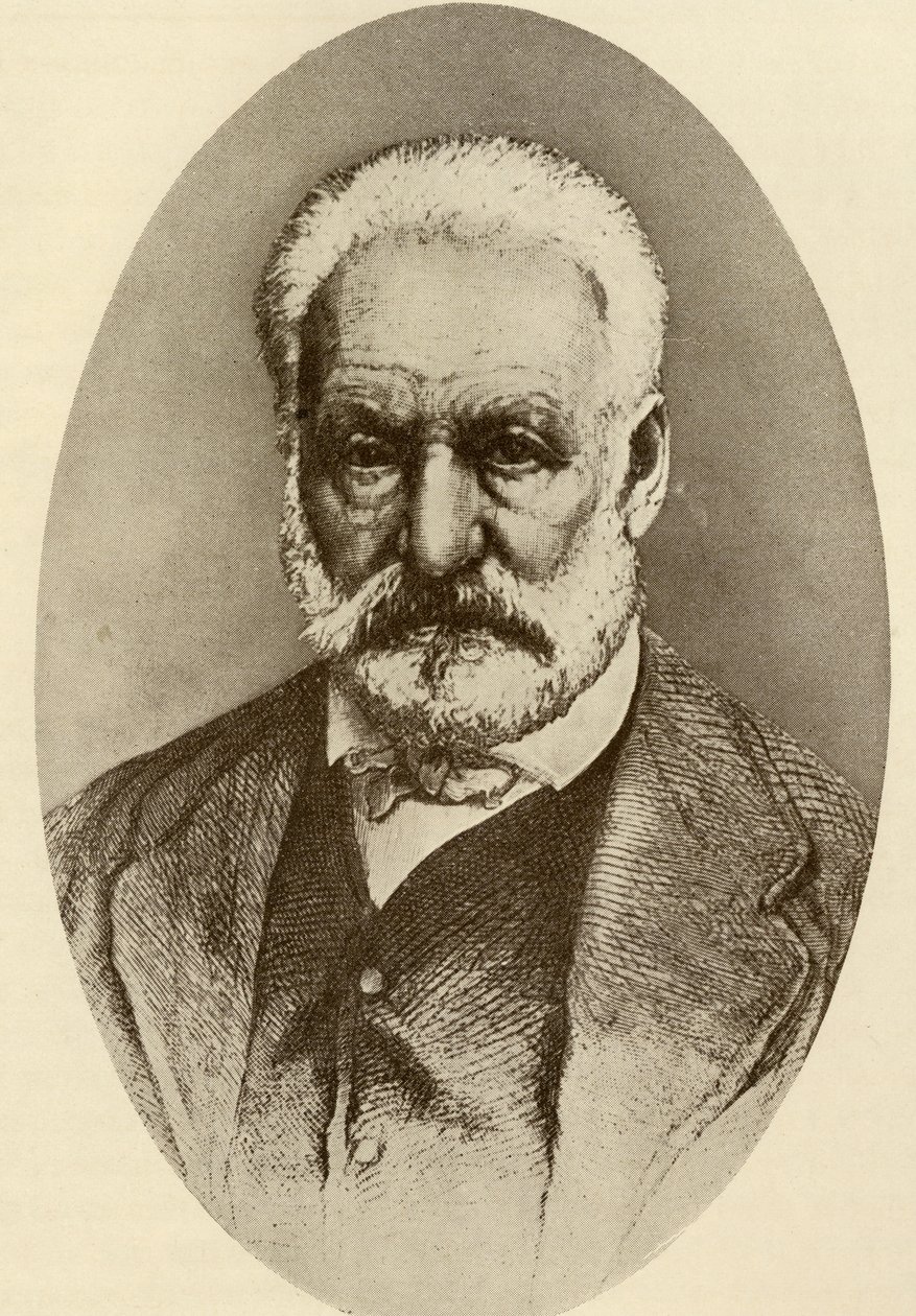 Victor Hugo (1802-85) by English School