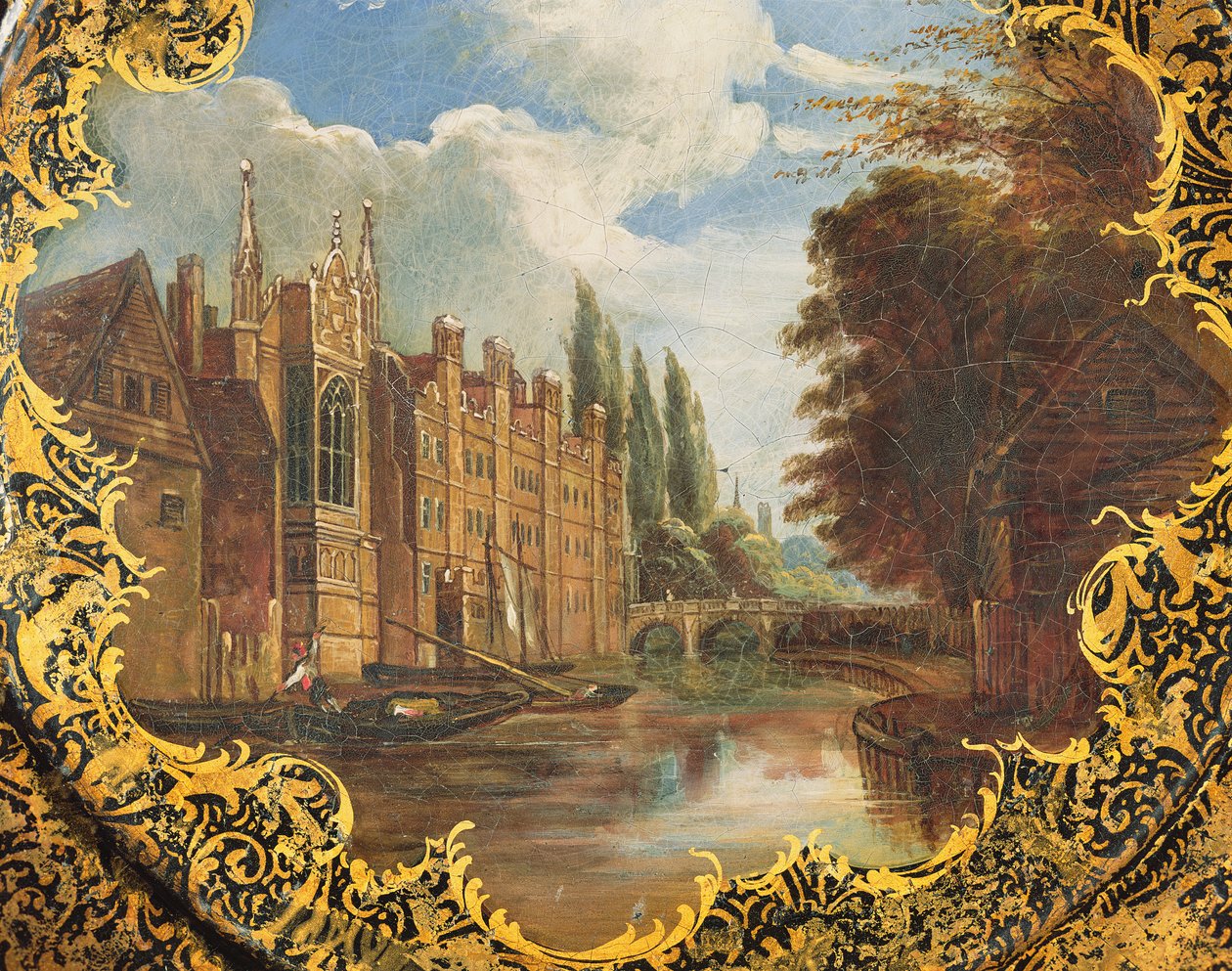 Victorian Plate Decorated with a Scene of St. John