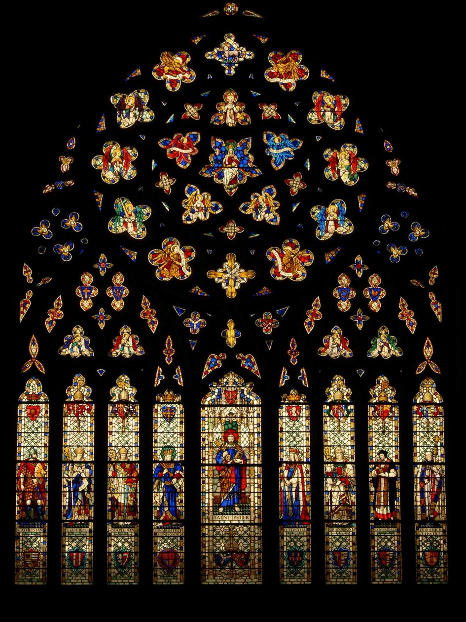 Victorian window by English School