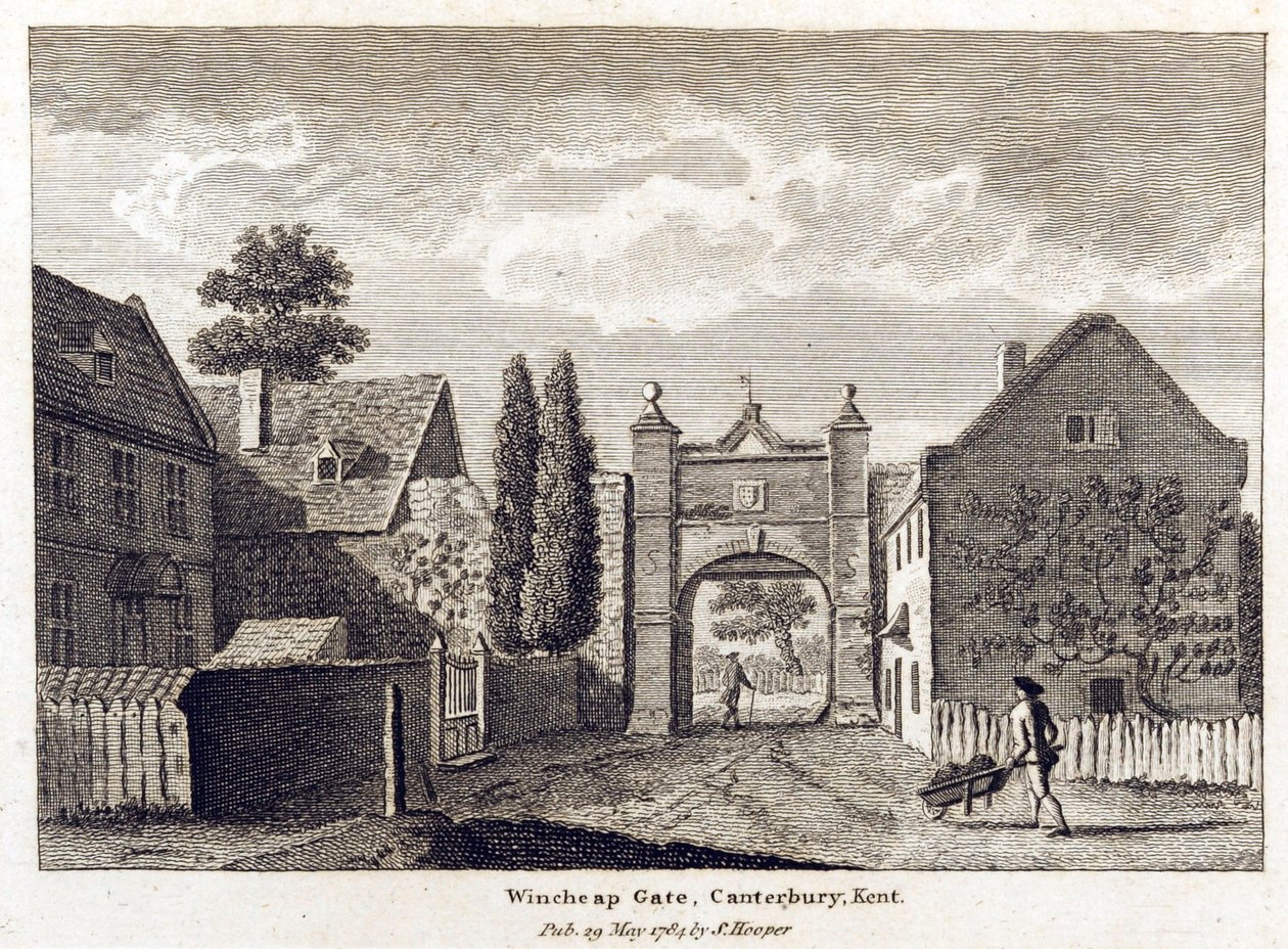 View of Wincheap Gate, 1784 by English School