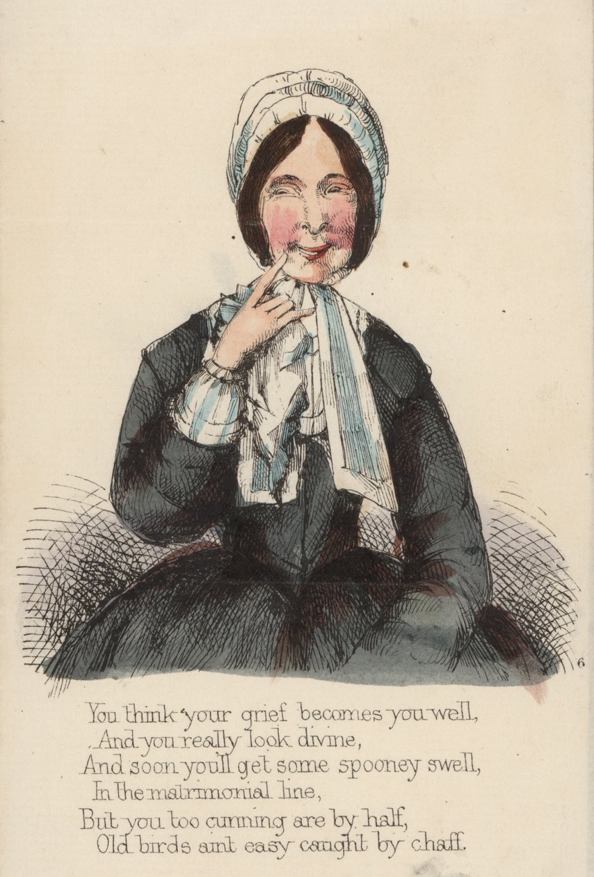 Vinegar Valentine Card by English School
