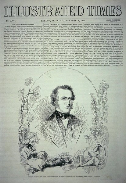 Viscount Canning, the New Governor-General of India, illustration from 