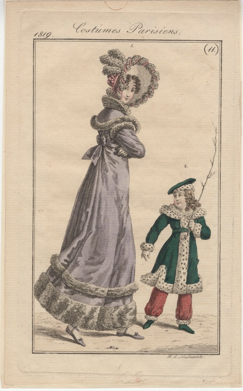 Walking dress by English School