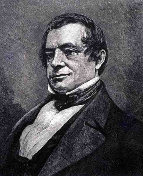 Washington Irving (1783-1859) (engraving) by English School