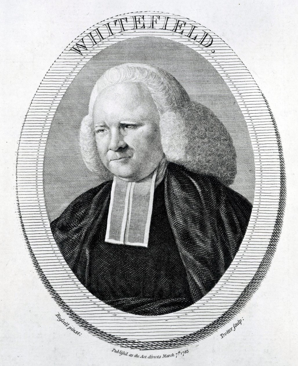 Whitefield, engraved by Trotter after Russell by English School