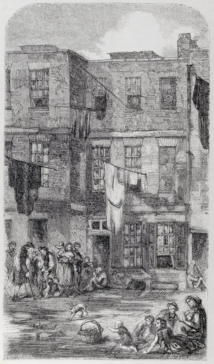Wild Court, off Great Wild Street, Drury Lane by English School