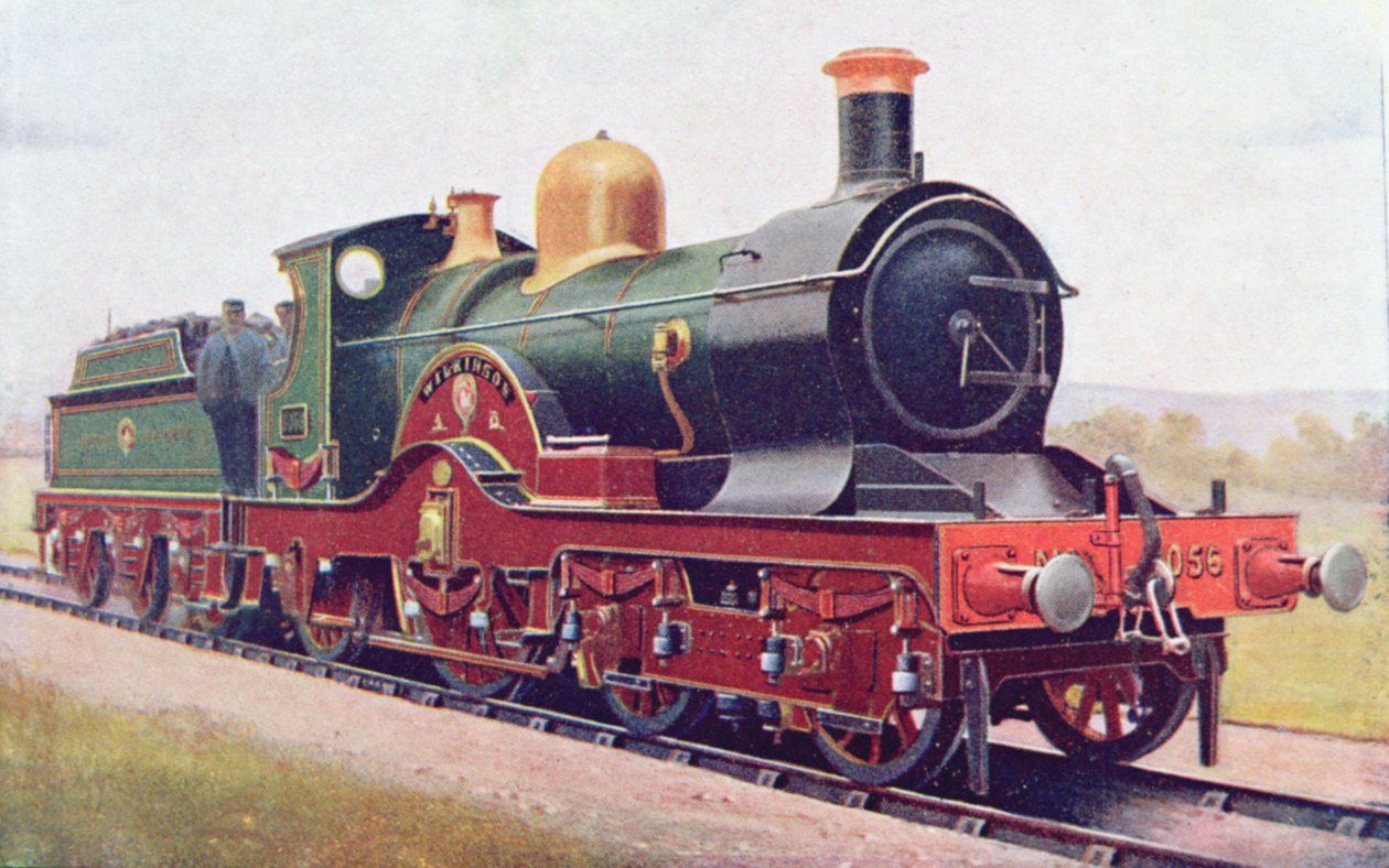 Wilkinson of the Great Western Railway, illustration from The Book of the Locomotive by G. Gibbard Jackson, published 1924 by English School