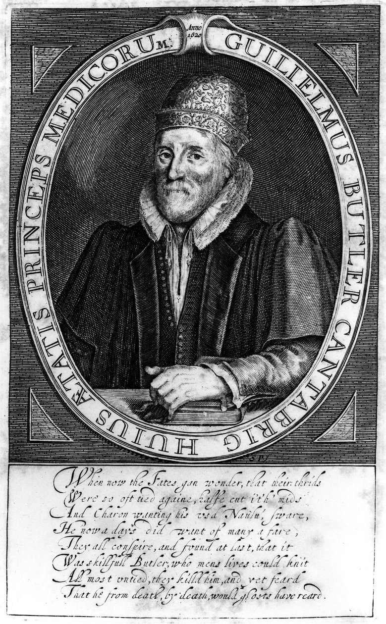 William Butler, after an original portrait at Clare Hall, Cambridge, 1620 by English School