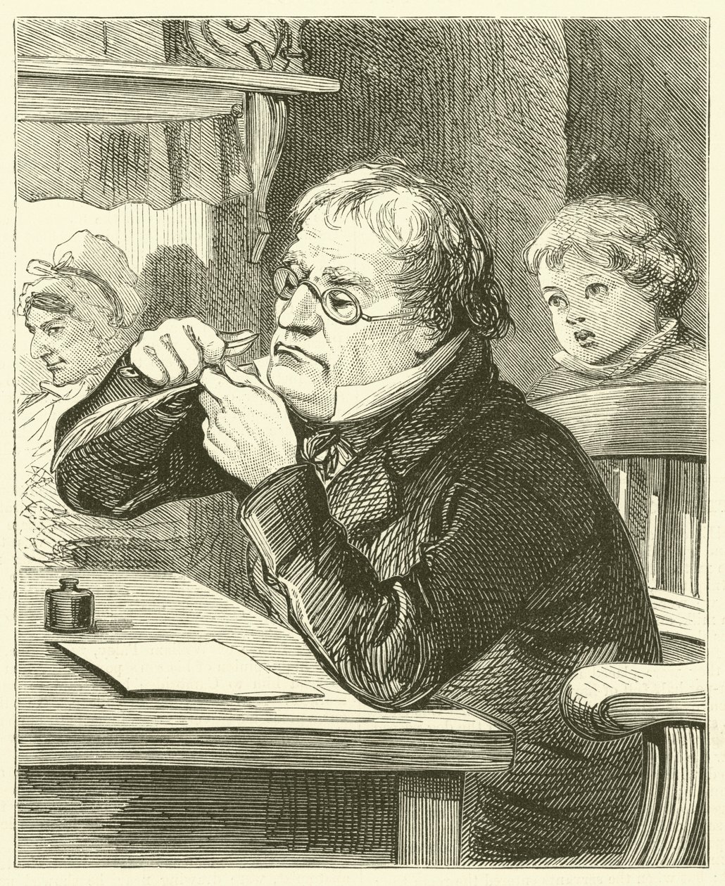 William Lilly (engraving) by English School
