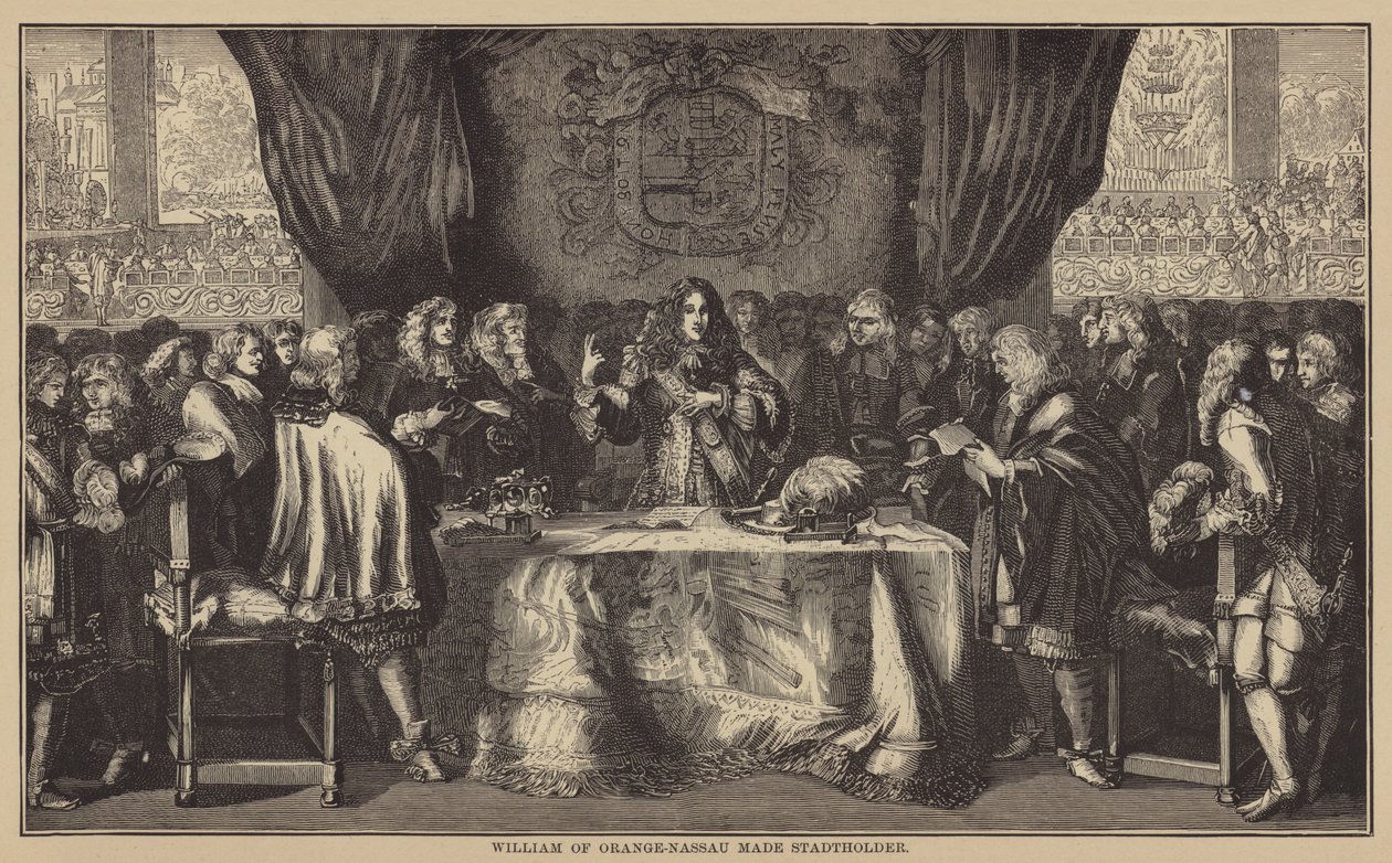 William of Orange-Nassau made Stadtholder by English School