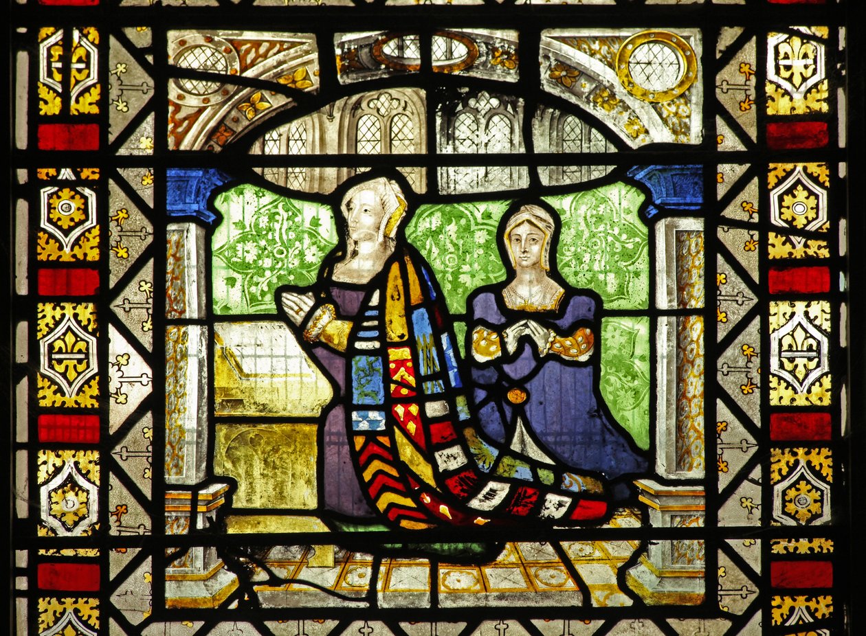 Window 2 depicting donors - Pembroke by English School
