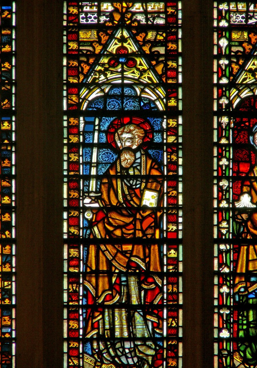 Window Ww depicting St Paul? by English School