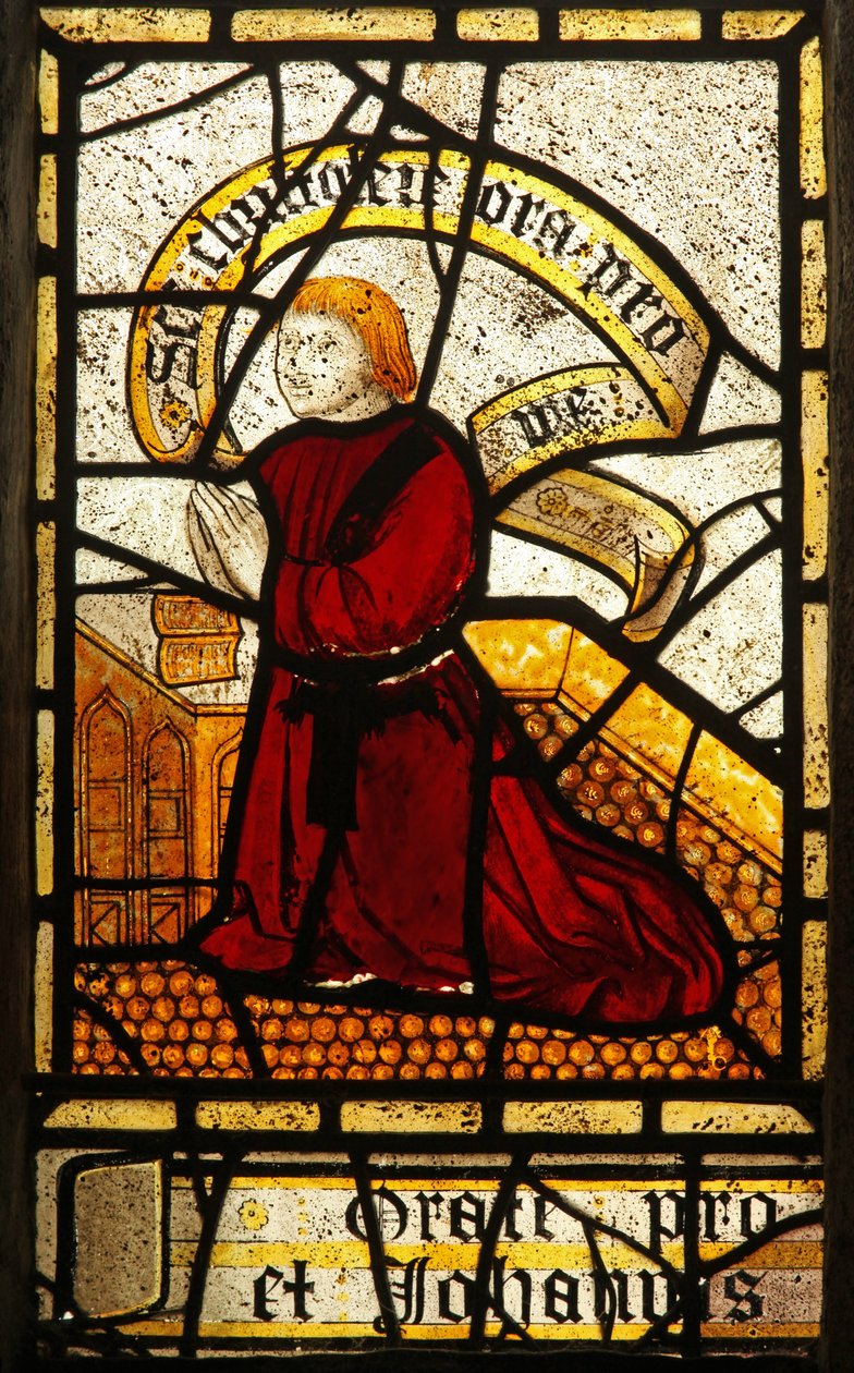 Window 3 depicting a donor - Borase family by English School