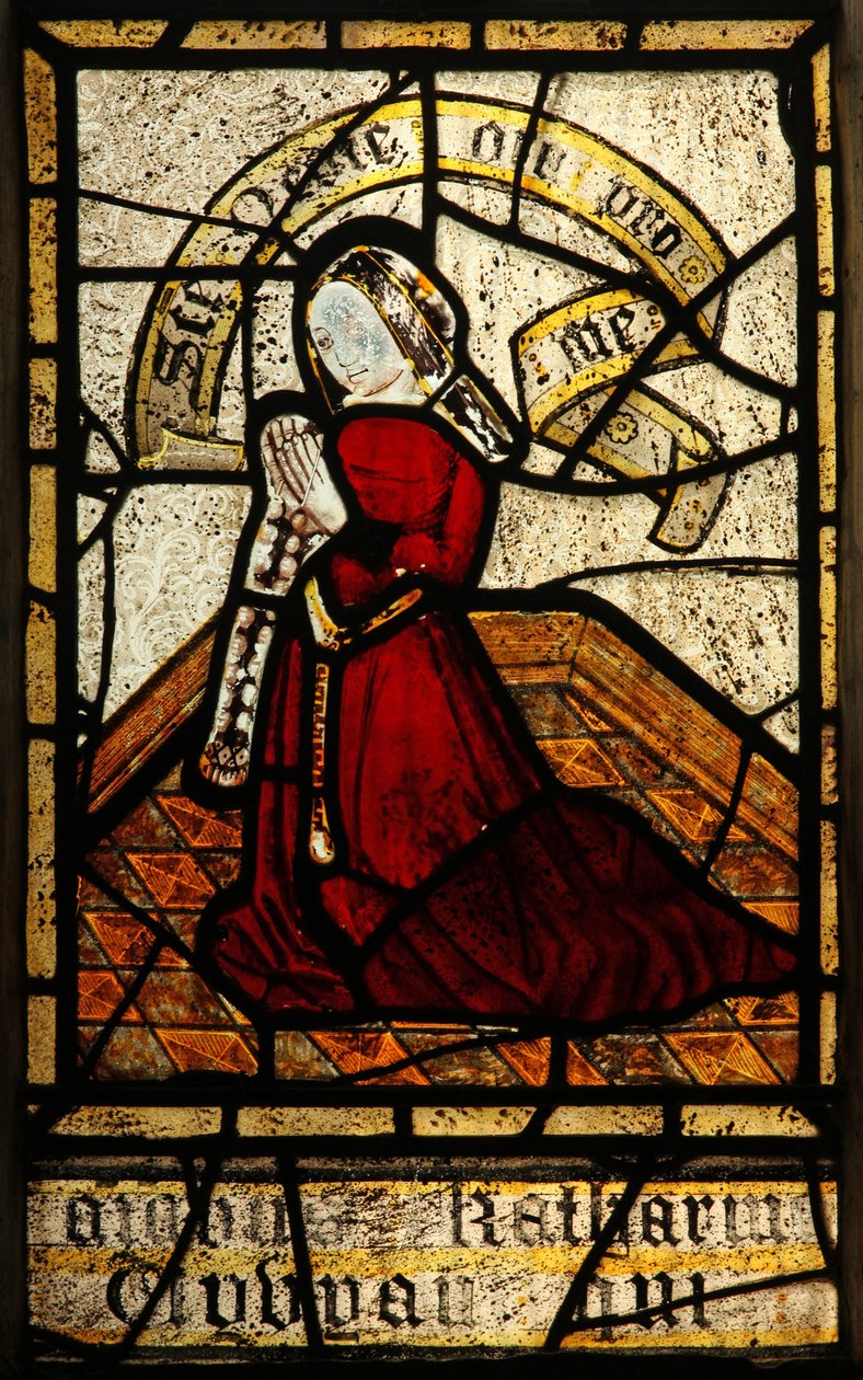 Window 3 depicting a donor - Borase family by English School