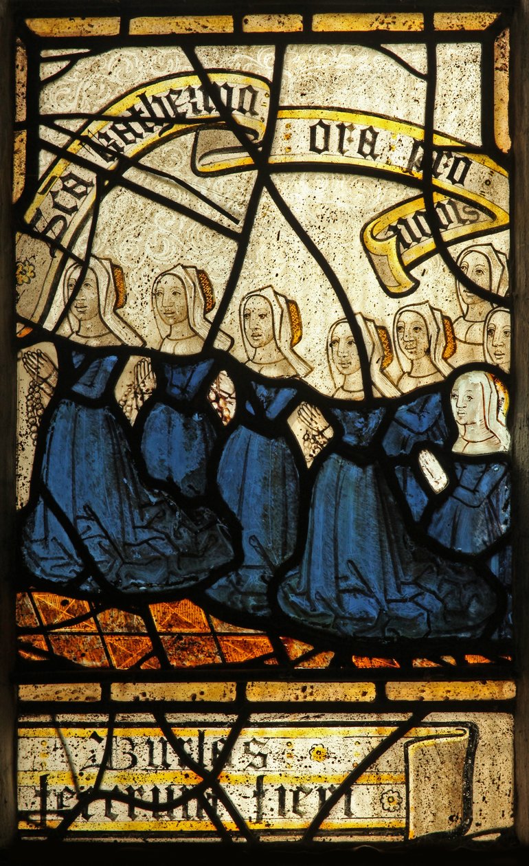 Window 3 depicting a donor - Borase family by English School
