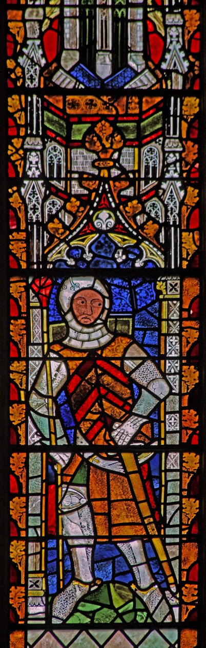 Window s4 depicting William Lord de la Zouche by English School