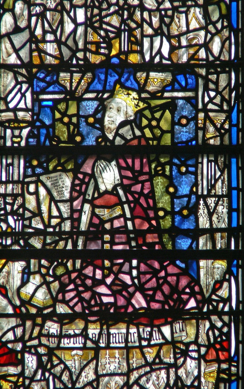 Window depicting a member of the House of Lancaster by English School