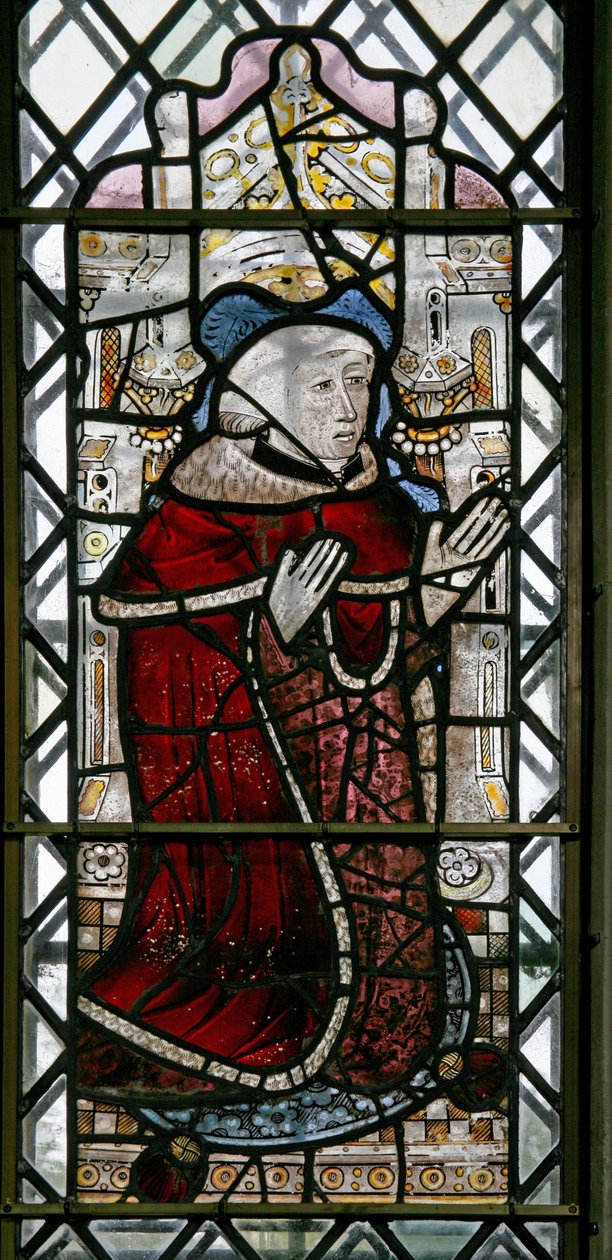 Window w3 depicting a donor - Sir William Howard by English School