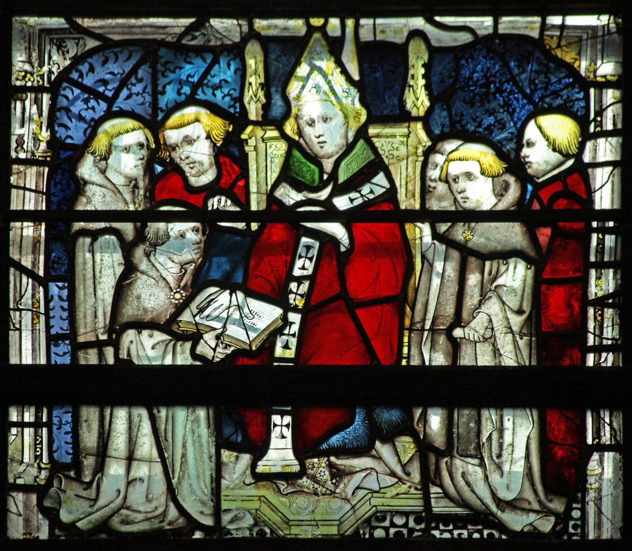 Window W5 depicting a scene from the life of St William by English School